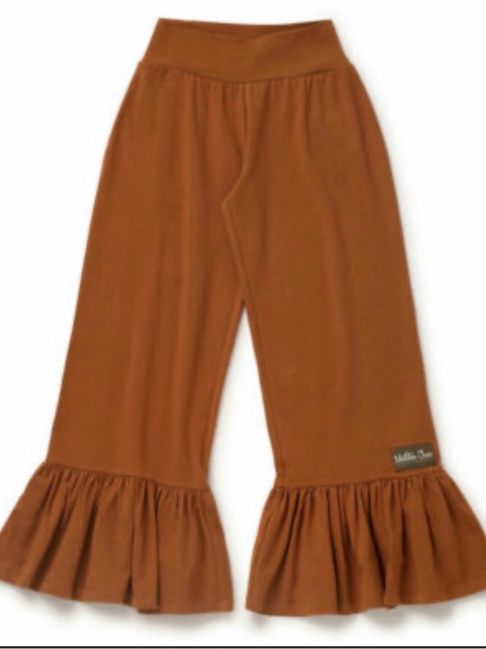 Matilda Jane Rust Ruffle Wide-Leg Pants